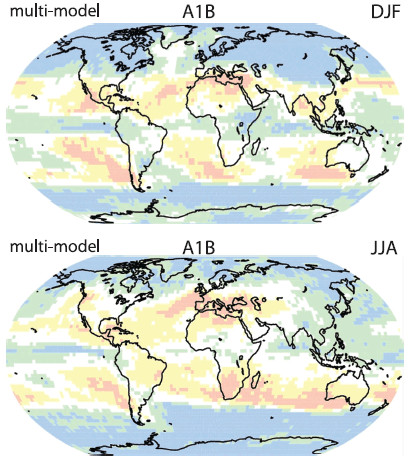 Projected precipitation changes